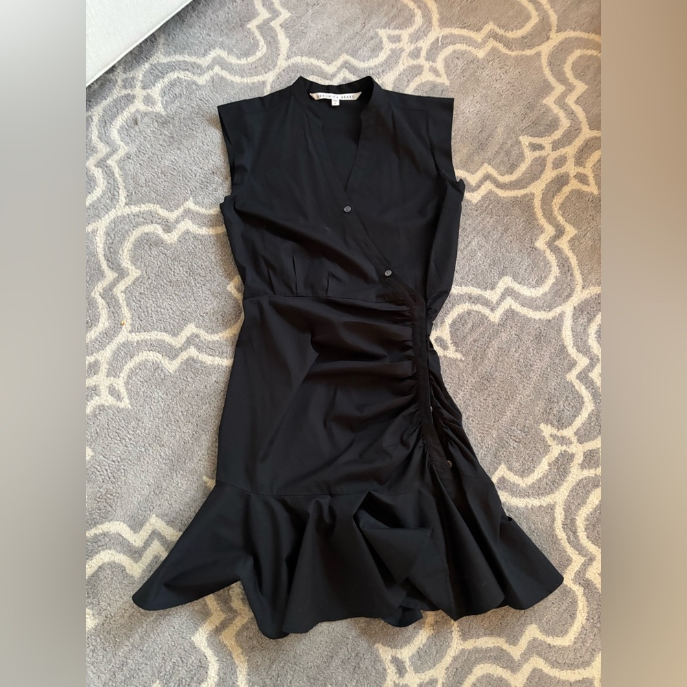 Veronica Beard Black Size 2 Asymmetrical Dress
